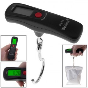  везна за измерване на багаж WH-A18 50 кг  10 г LCD с фоново осветление, TARA функция, автоматично изключване и нулиране